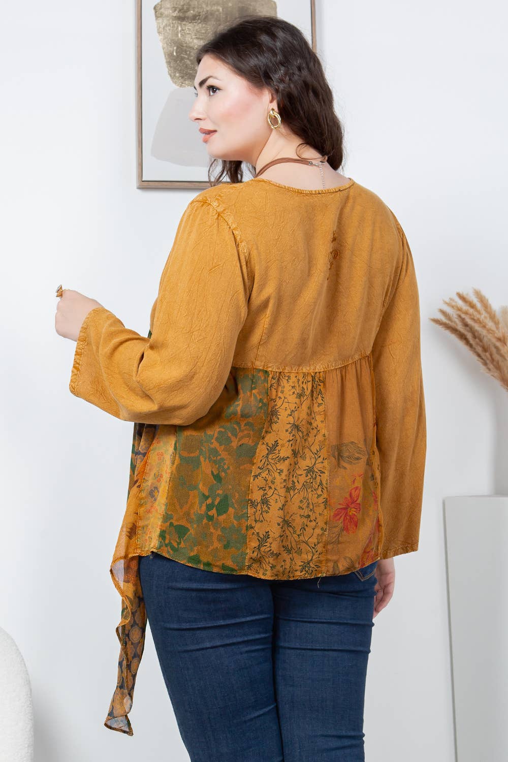 Rustic Bohemian: Embroidered Top