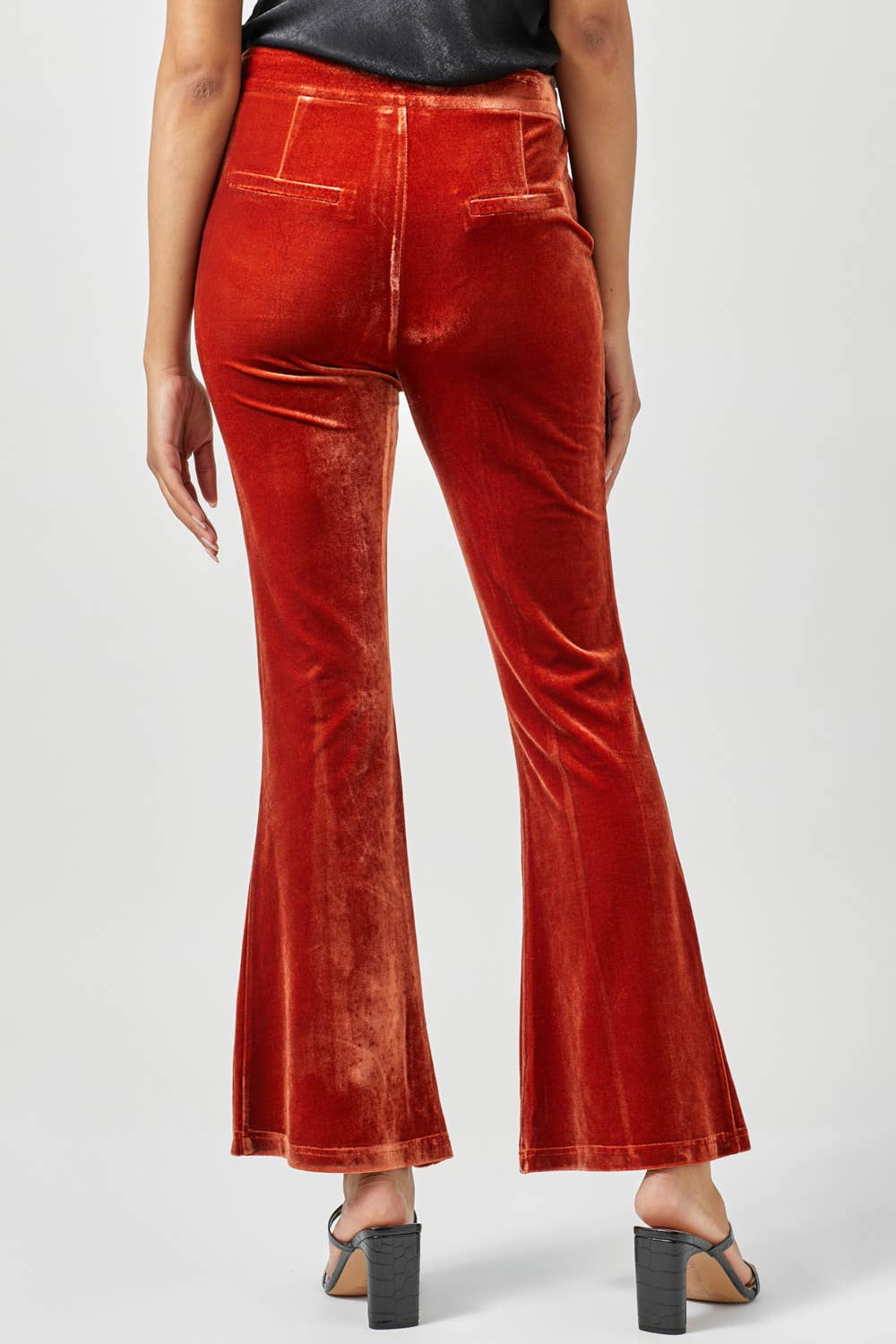 The Zenna Velvet Flare Trousers