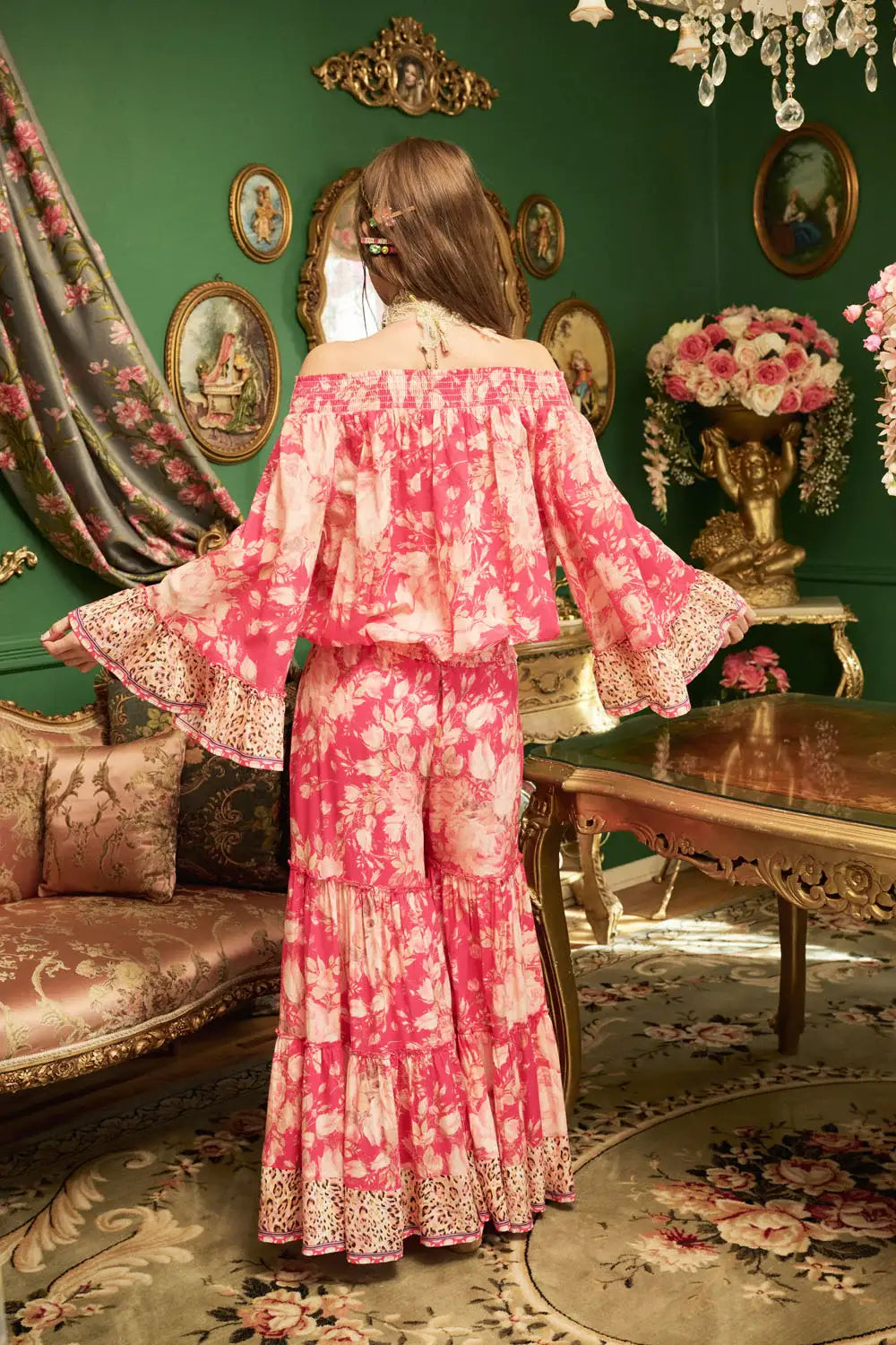 Fairy Rose Pants: Fuchsia Rose