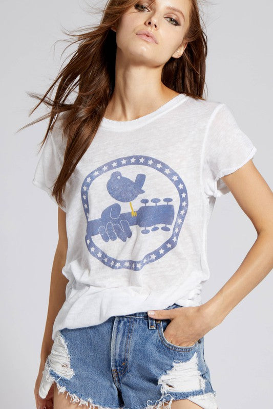 Woodstock 3 Days of Peace & Music Tee Recycled Karma Top