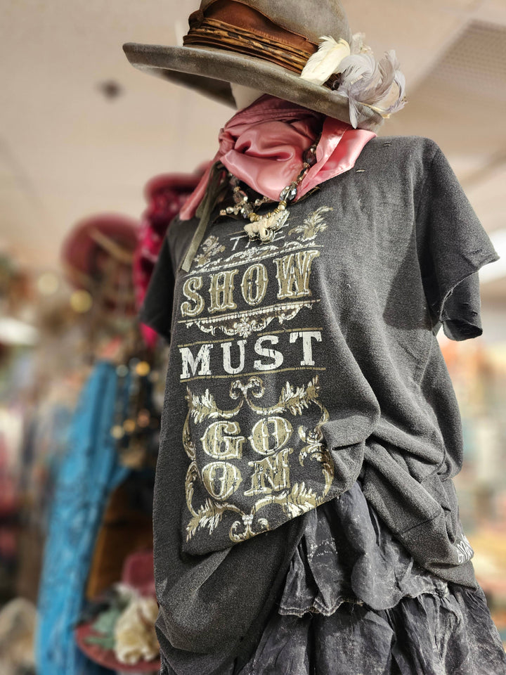 The Show Must Go On Tattered Tee