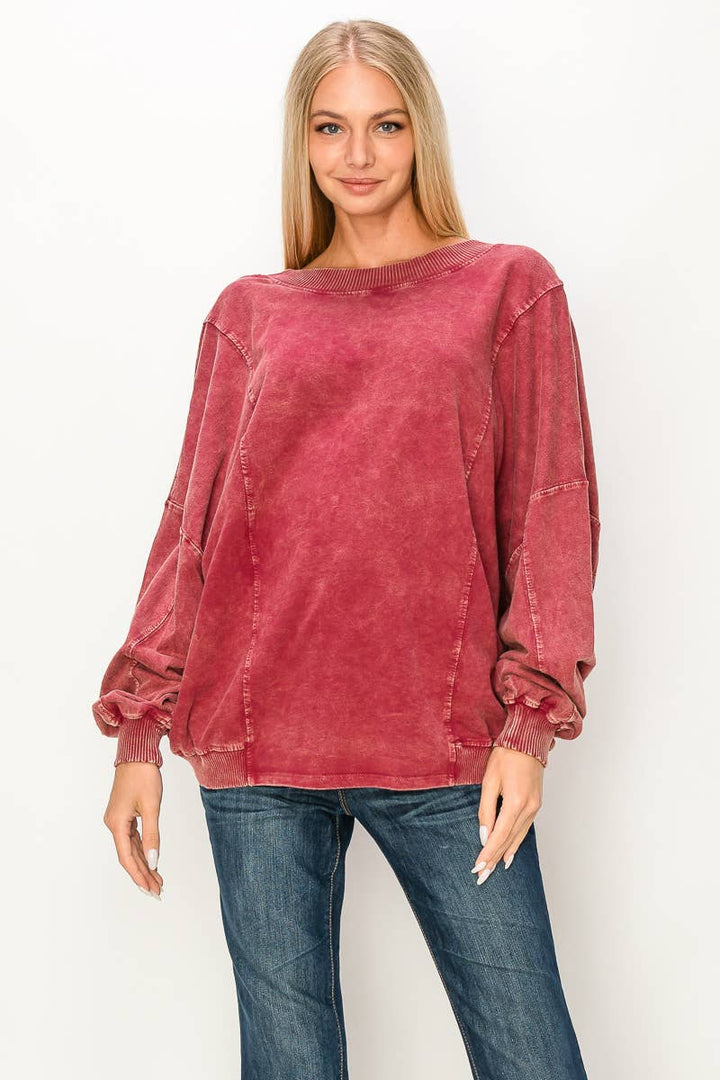 The Deb MineralWash Twisted Reversible Top