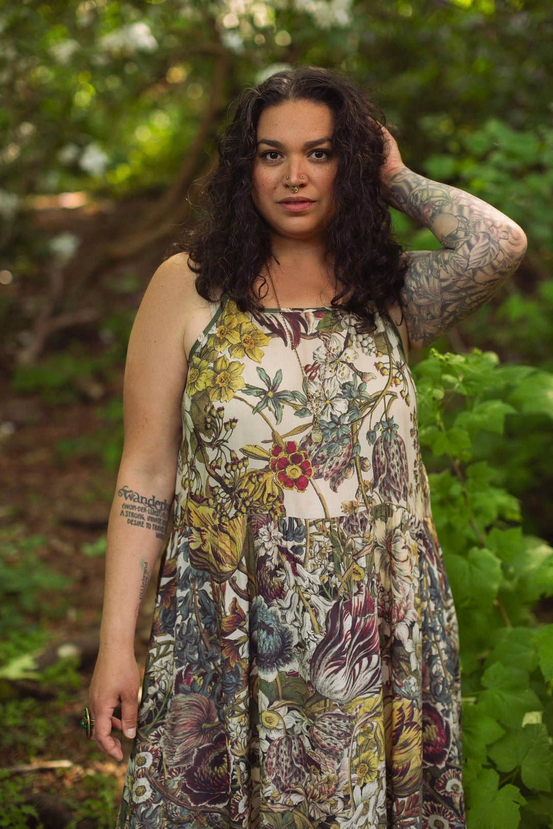 Love Grows Wild Bohéme Slip Dress With Bees