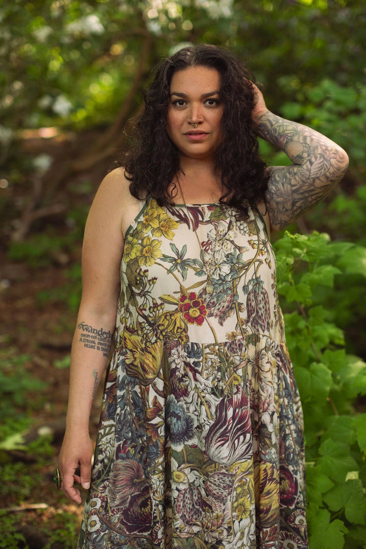 Love Grows Wild Bohéme Slip Dress With Bees