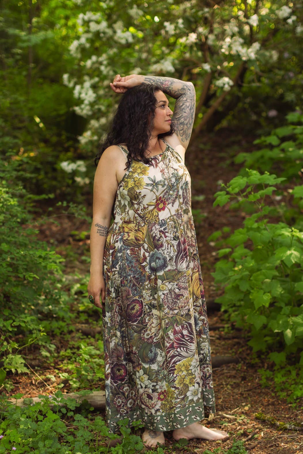 Love Grows Wild Bohéme Slip Dress With Bees