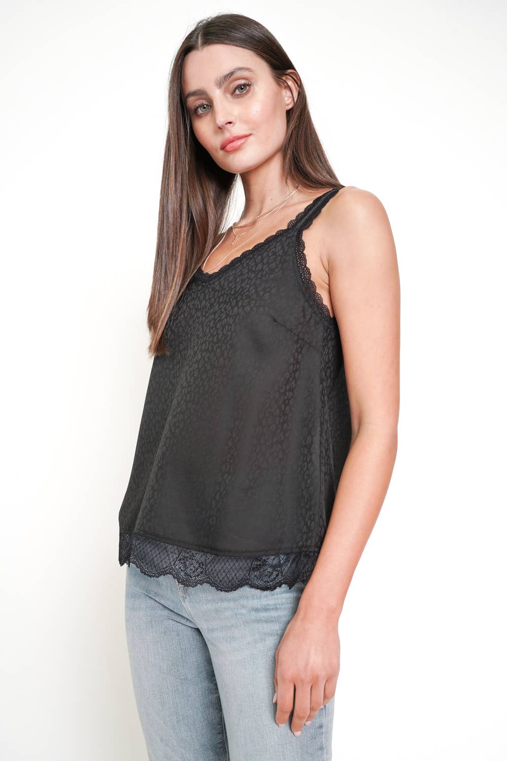 The Natalie Lace Trimmed Cami