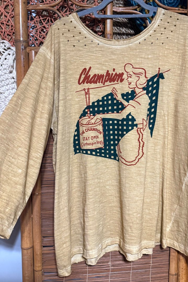 The Champion Tea dye Top