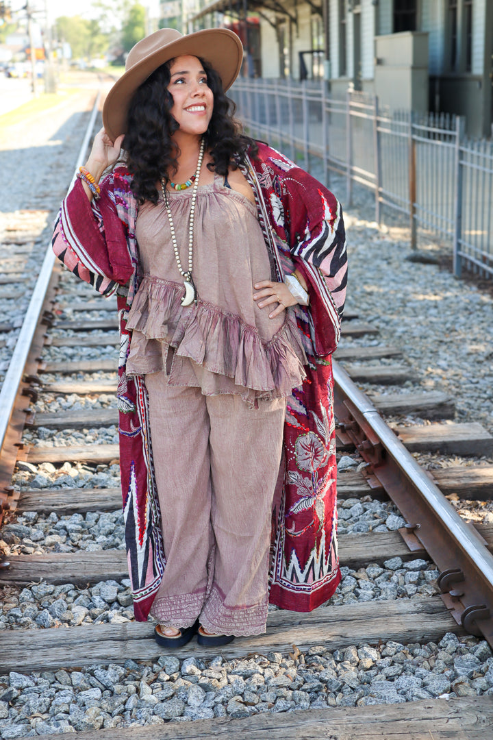 Sassy Sway Neutral Cotton Layering Tank Top