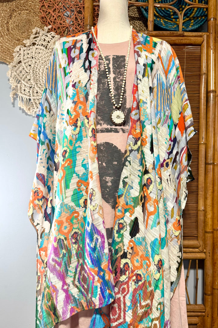 Soho funky Tassel Boho Layering Kimono