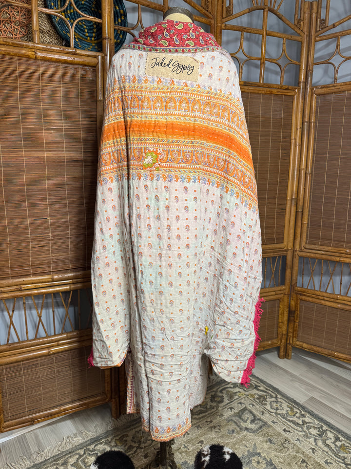 COMBO C- OOAK Sunrise Poncho Reversible Jacket Kimono