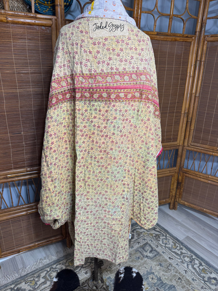 COMBO C- OOAK Sunrise Poncho Reversible Jacket Kimono