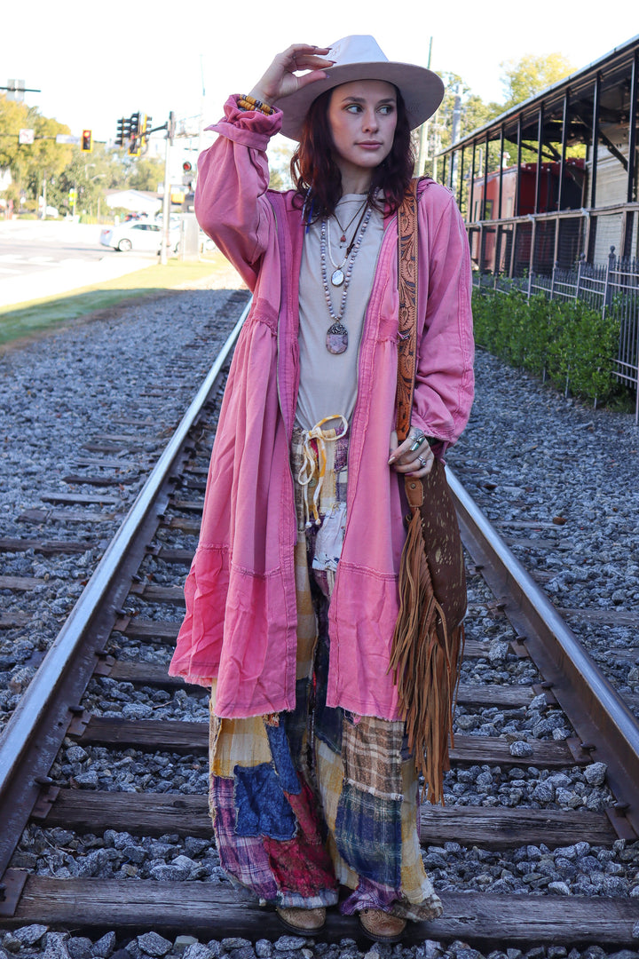 Like a Rose Zipper Cardigan Layering Jacket