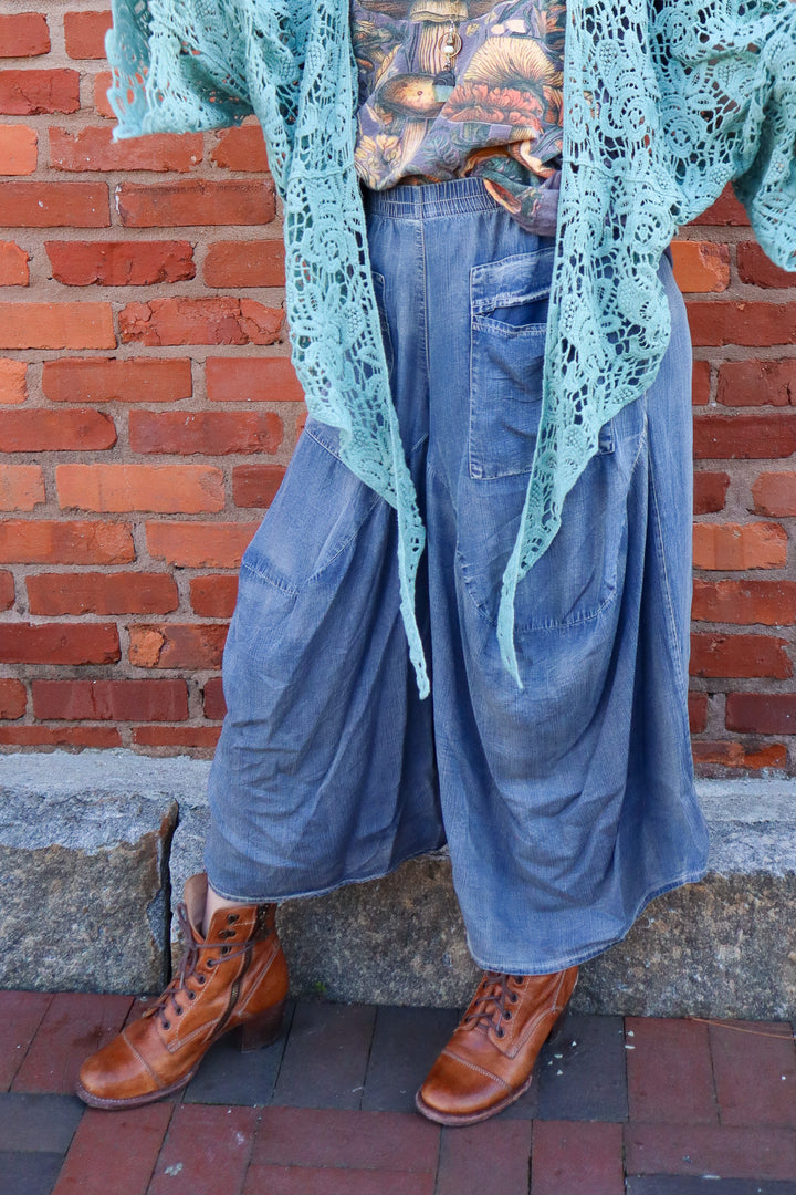 Out And About Pants - Chambray