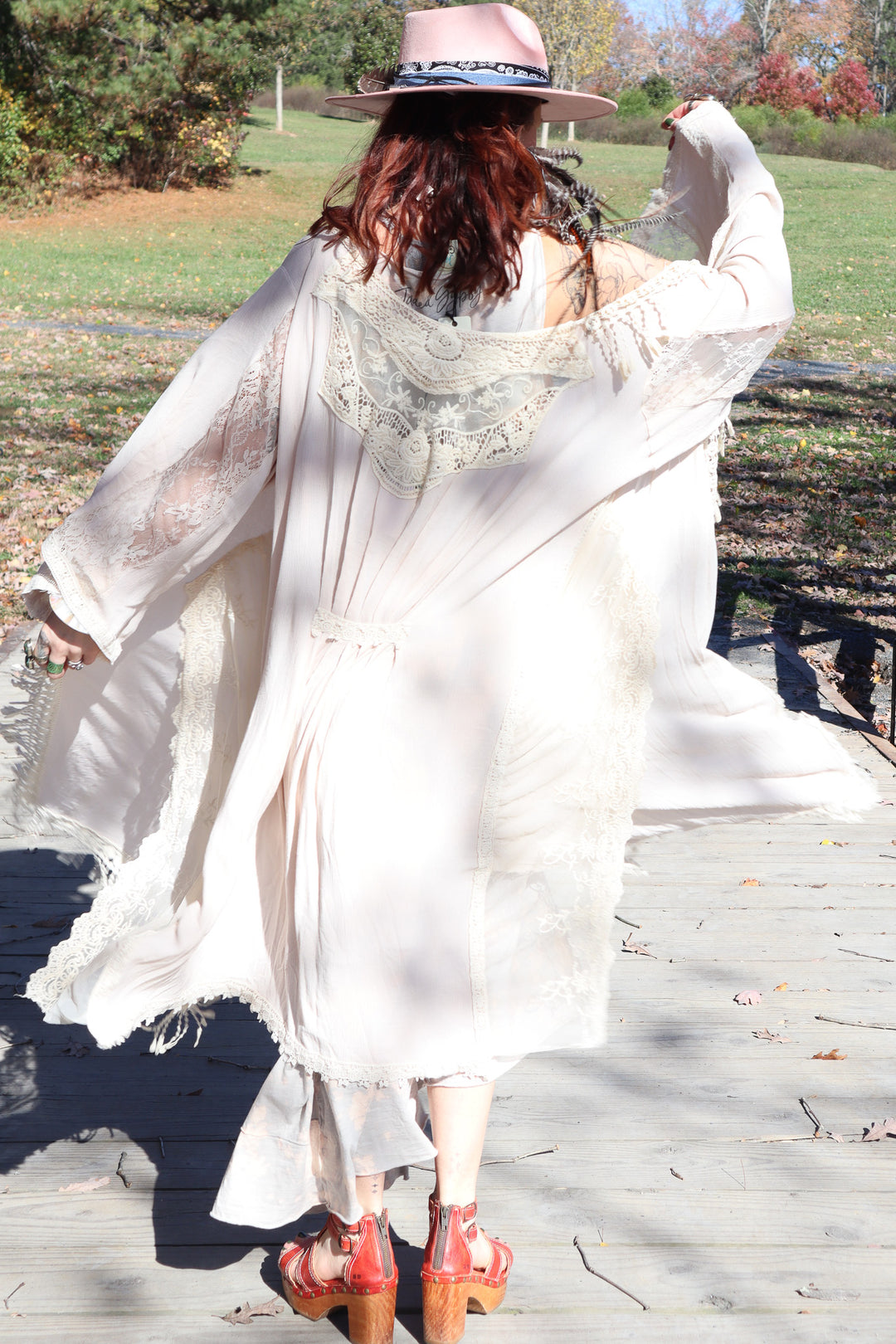 Faithful Romance Bohemian Lace Duster Kimono