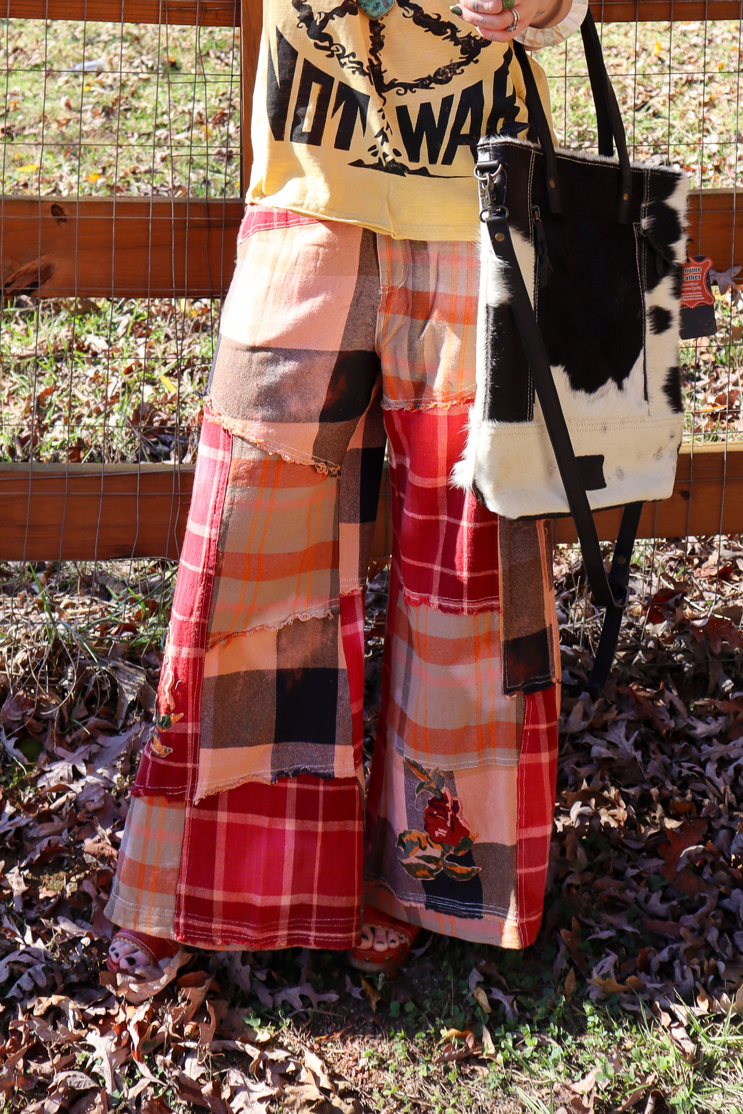 Harvest Moon Plaid Pant in Sacrlet