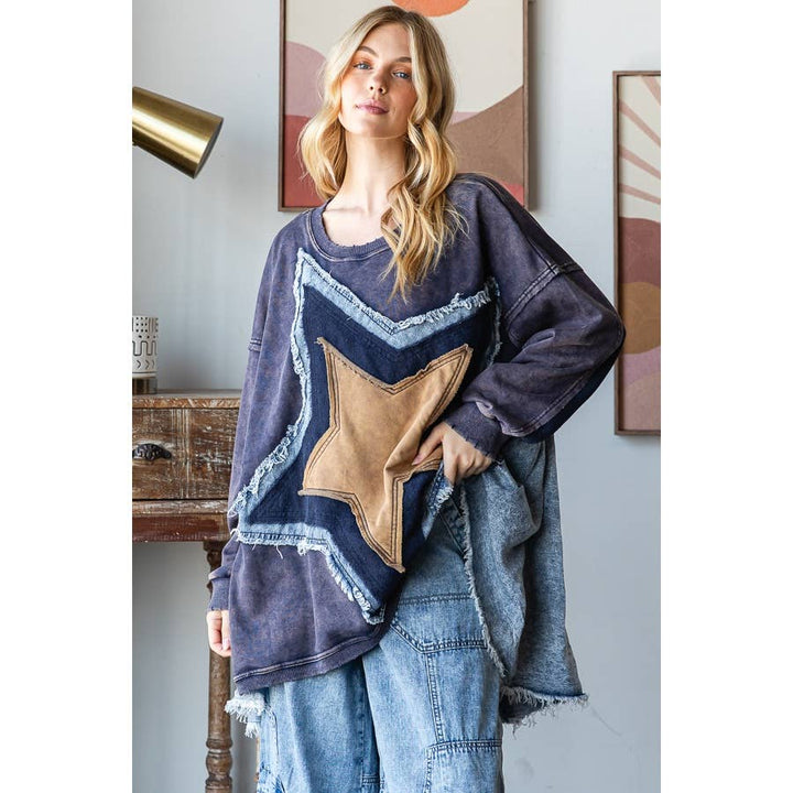 Take Me To The Stars Pullover Sweater Top