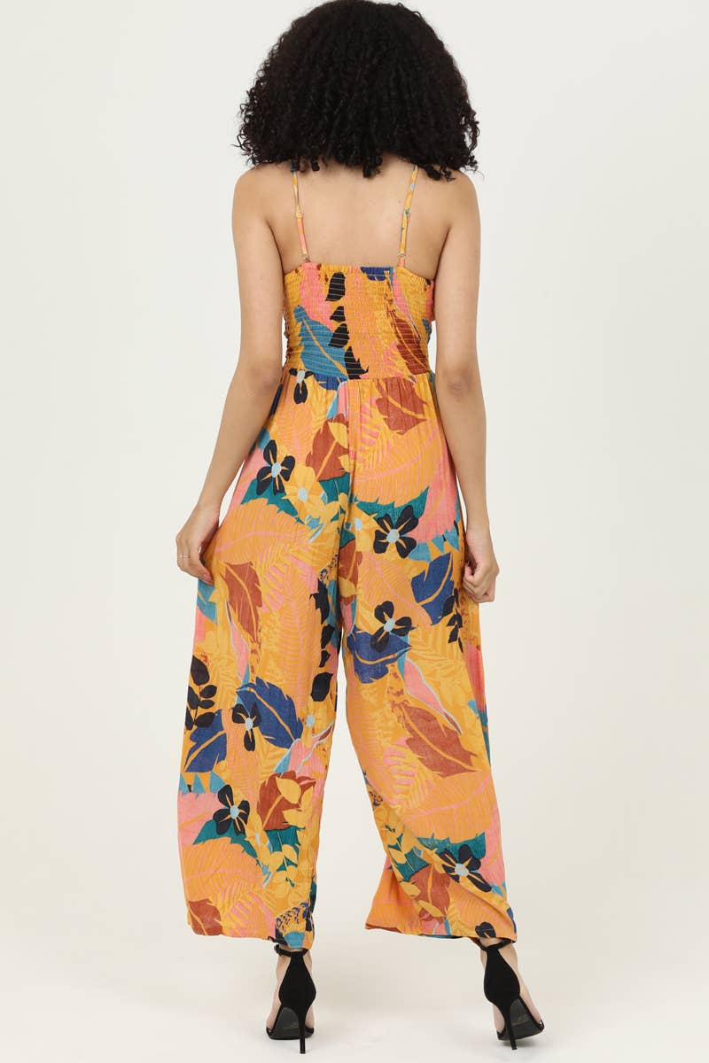 Sale - Elenor Twist Front Cut-Out Jumpsuit