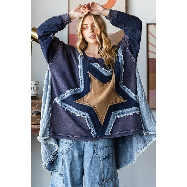 Take Me To The Stars Pullover Sweater Top