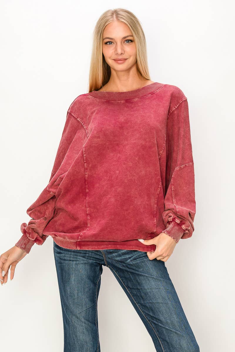 The Deb MineralWash Twisted Reversible Top