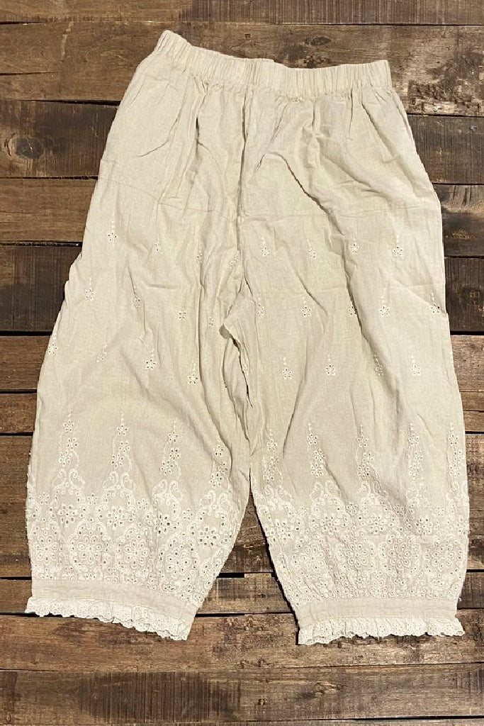 On a Dream Under it All Eyelet Lace Bloomer Pant