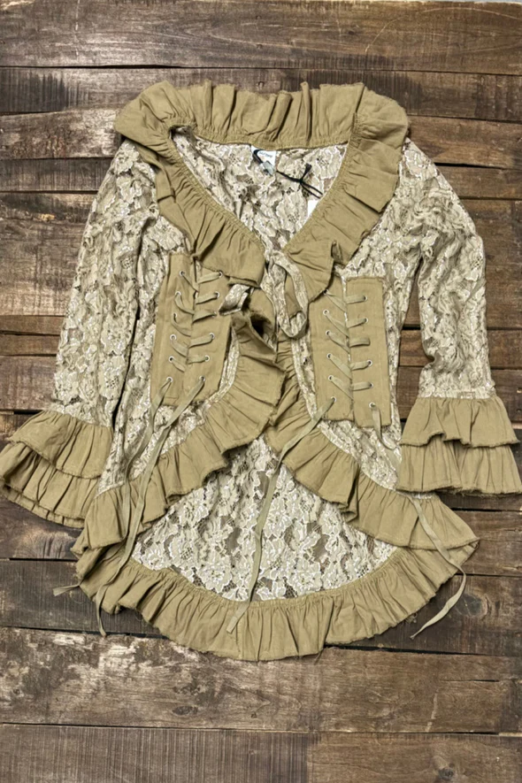 Swoon With Grace Lacey Boho Jacket