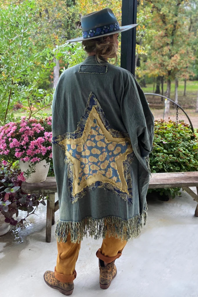 Sundown Denim Duster Layering Kimono