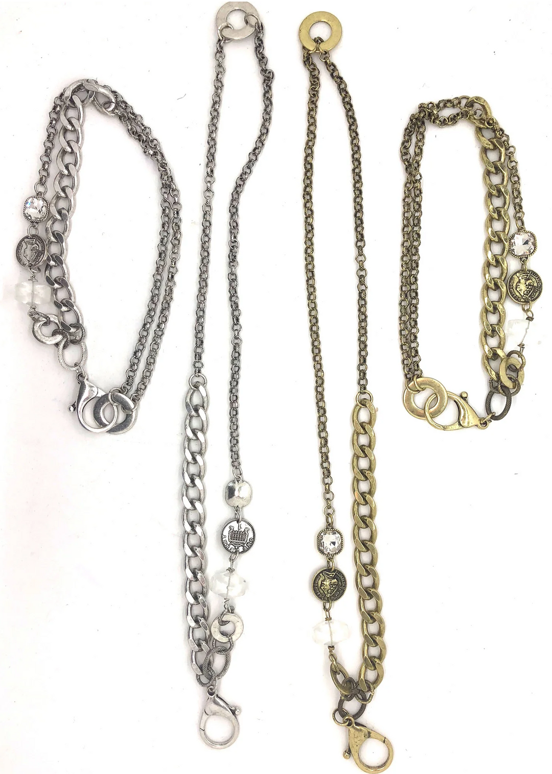 2 Ways Convertible Chain Choker Necklace