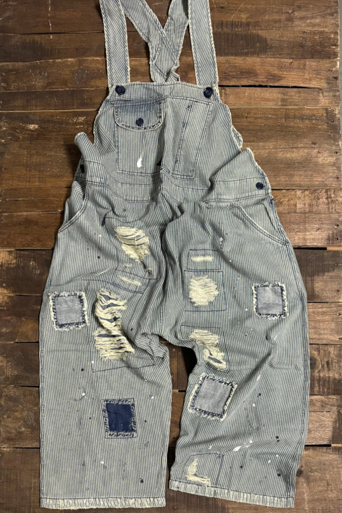 Endless Travels Overalls in Blue Railroad