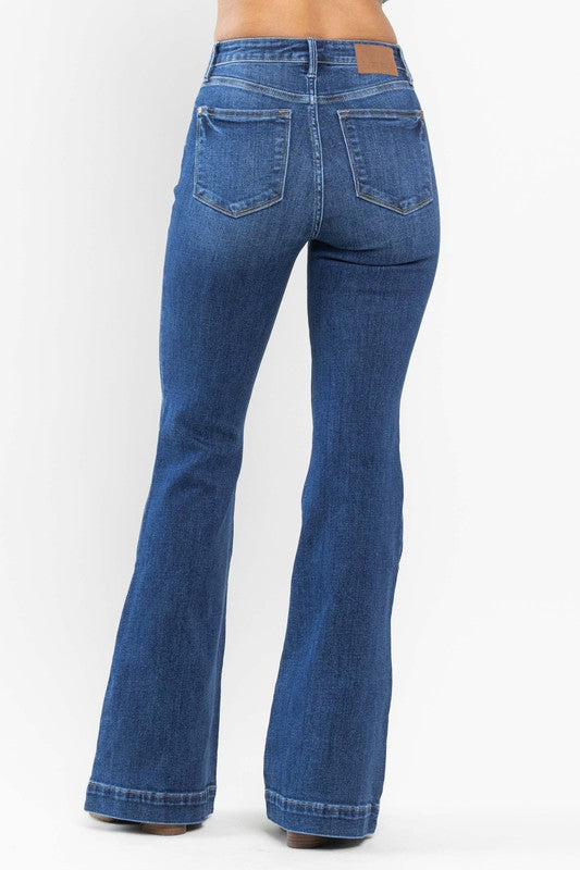 Judy Blue - High Waisted Classic Denim Flares