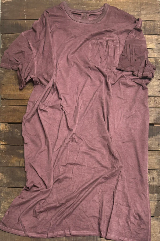 Easy Breezy Comfort Dress in Plum