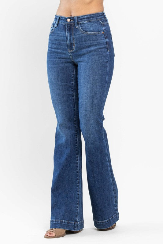 Judy Blue - High Waisted Classic Denim Flares